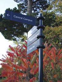 Signage at the University of Exeter by Signsystems.
